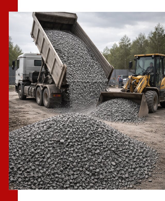 Доставка и продажа щебня гранитного в Кумертау