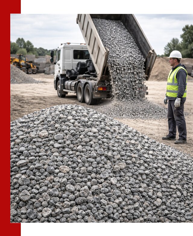 Доставка и продажа гранитного щебня фракции 5-20 в Кумертау