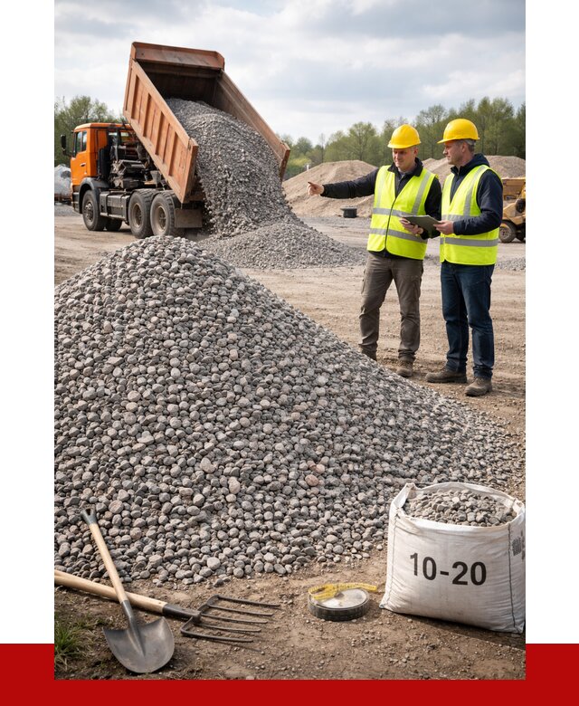 Гранитный щебень фракция 10-20 в Кумертау от 4288 руб.|ПРОНЕРУДКра
