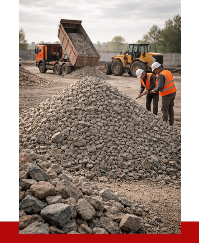 Гранитный щебень фракция 40-70 в Кумертау от 2552 руб ПРОНЕРУДКра