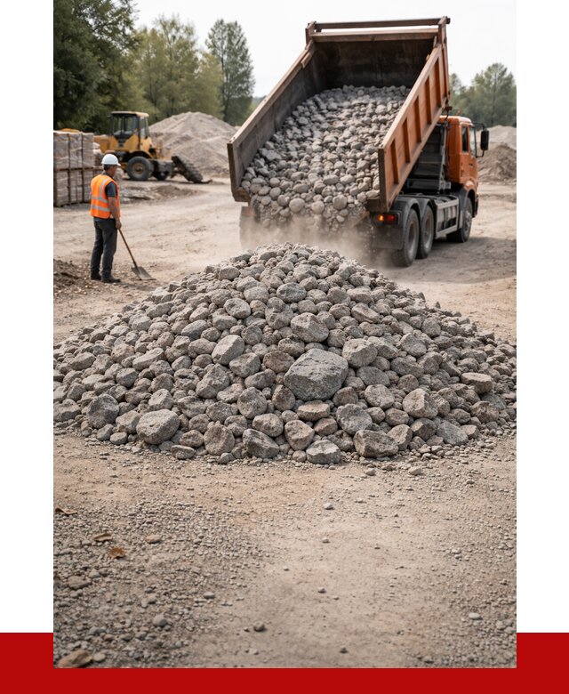 Гранитный щебень фракция 70-150 в Кумертау от 1684 | ПРОНЕРУДКра