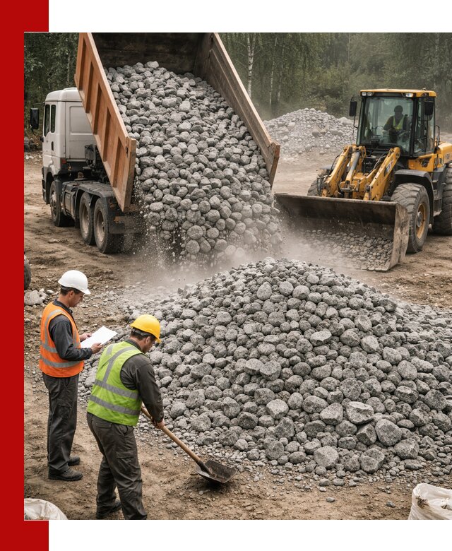 Гранитный щебень фракция 70-150 доставка в Кумертау