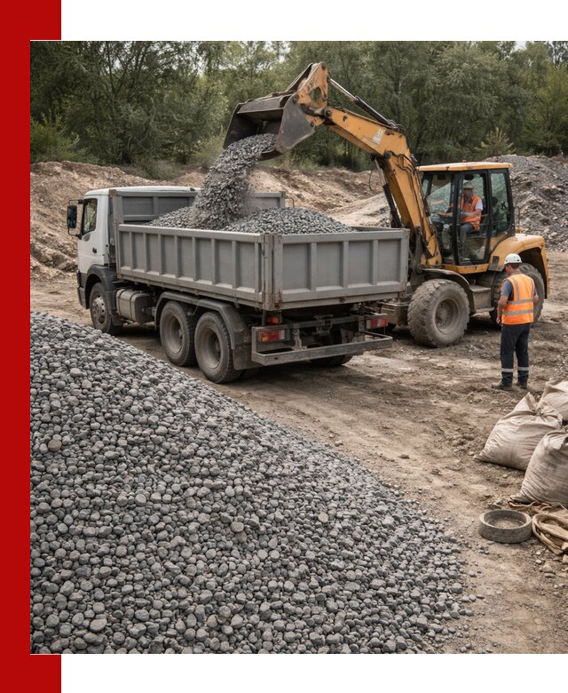Доставка гравийного щебня в Кумертау оптом и в розницу