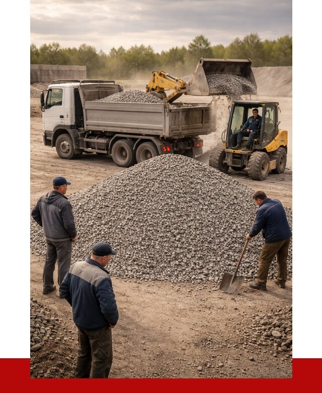 Гравийный щебень фракция 5-20 в Кумертау от 2450 р. ПРОНЕРУДКра