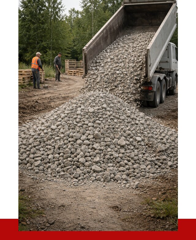 гравийный щебень фракция 70-120 в Кумертау от 2501 р. ПРОНЕРУДКра