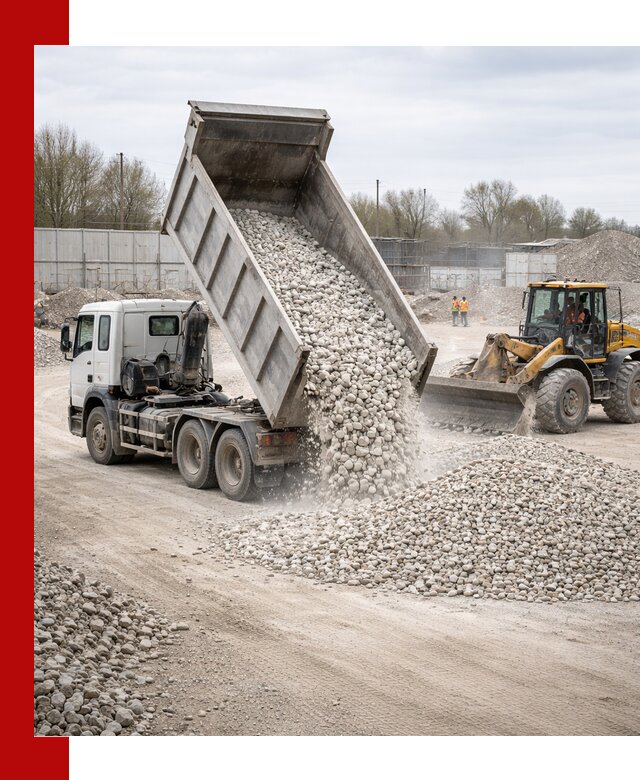 Доставка и продажа известнякового щебня в Кумертау