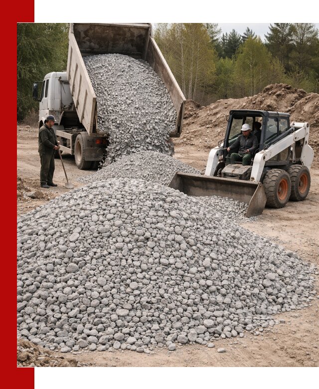 Доставка доломитового щебня в Кумертау напрямую от карьера