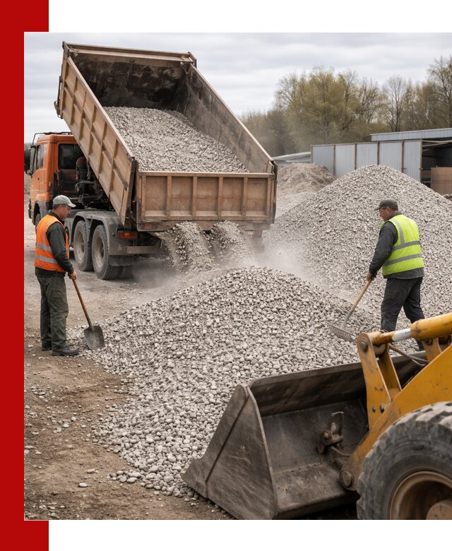 Доломитовый щебень фракции 5-20 с доставкой в Кумертау
