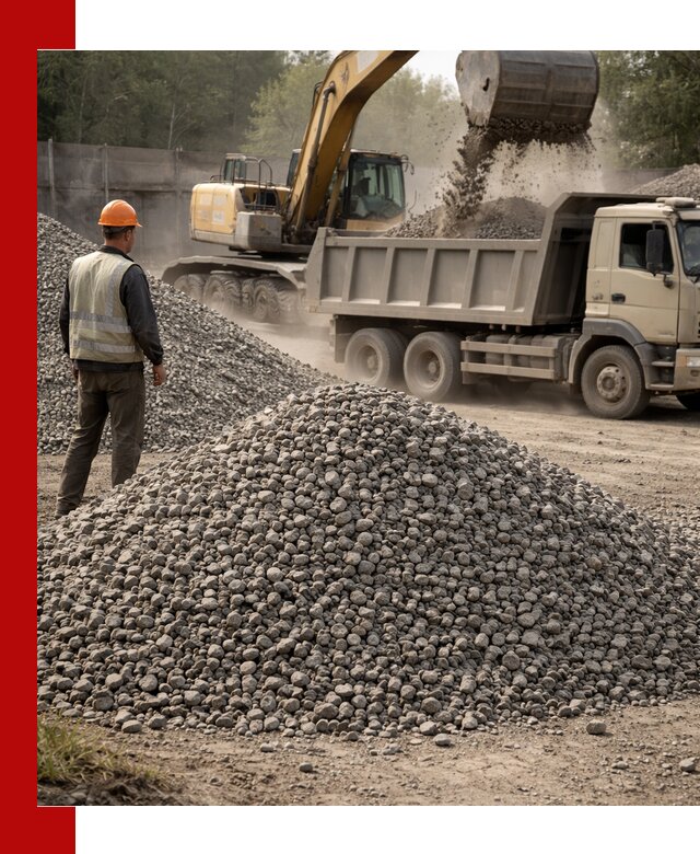 Шлаковый щебень фракция 5-20 с доставкой в Кумертау