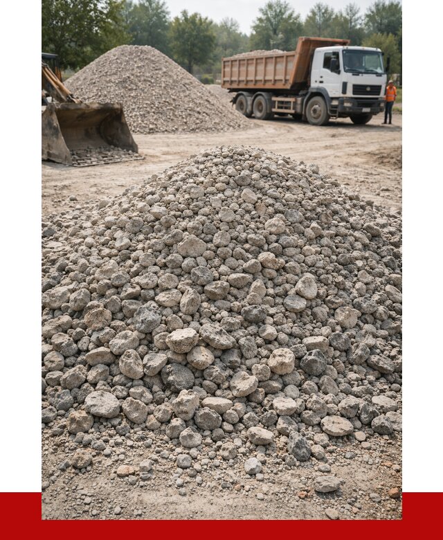 Вторичный щебень фракция 20-40 в Кумертау от 2246 р ПРОНЕРУДКра