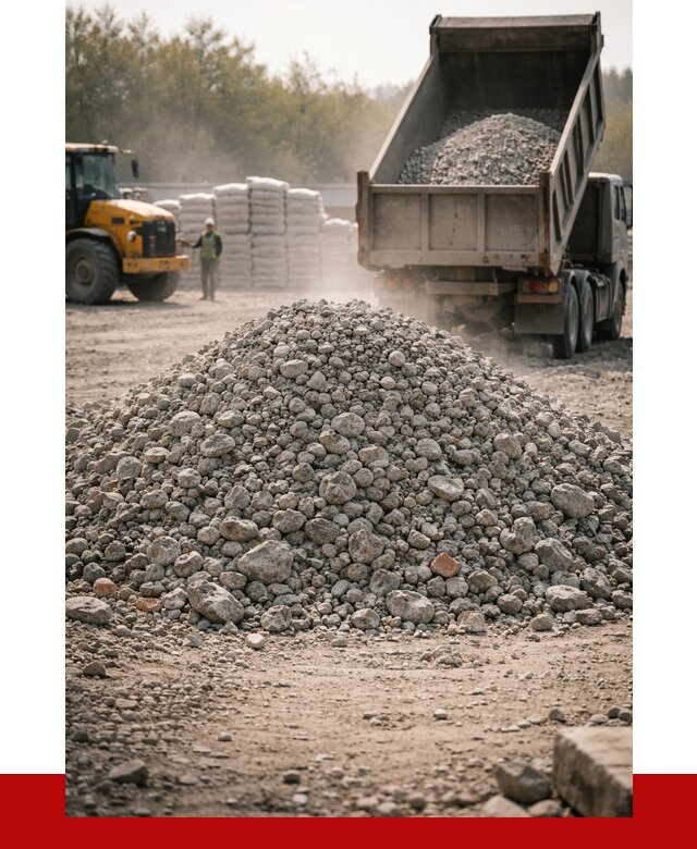 Вторичный щебень фракция 70-150 в Кумертау от 1429 р. | ПРОНЕРУДКра