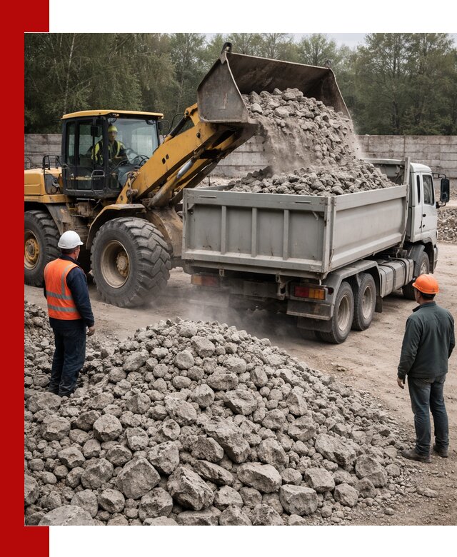 Вторичный щебень фракция 70–150 в Кумертау с доставкой