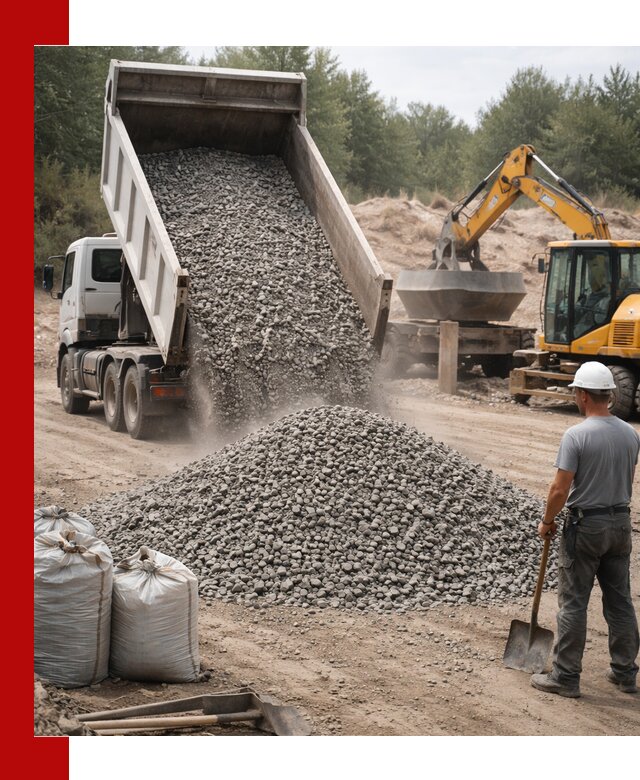 Доставка и продажа бетонного щебня в Кумертау