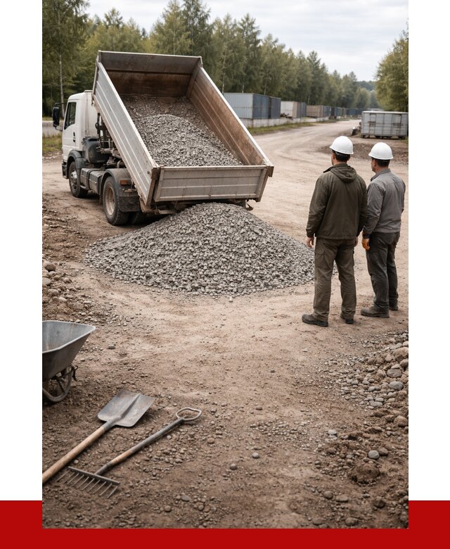 Бетонный щебень фракция 5-20 в Кумертау от 3267 р., ПРОНЕРУДКра