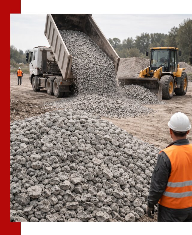 Доставка бетонного щебня фракции 20-40 в Кумертау