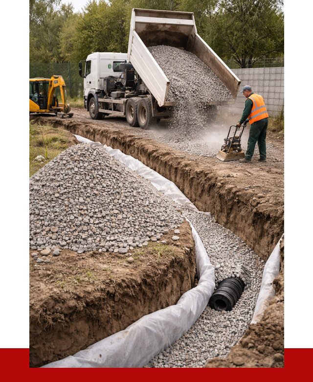 Щебень для дренажа в Кумертау от 1889 р., ПРОНЕРУДКра доставка