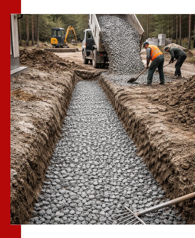 Щебень для дренажа с доставкой в Кумертау высокого качества