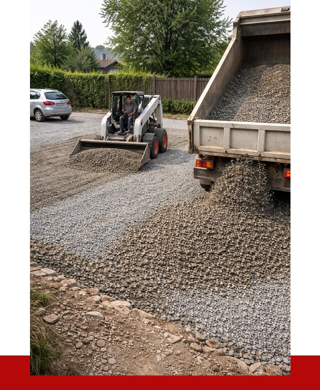 Щебень для парковки в Кумертау с доставкой от 1225 р.| ПРОНЕРУДКра