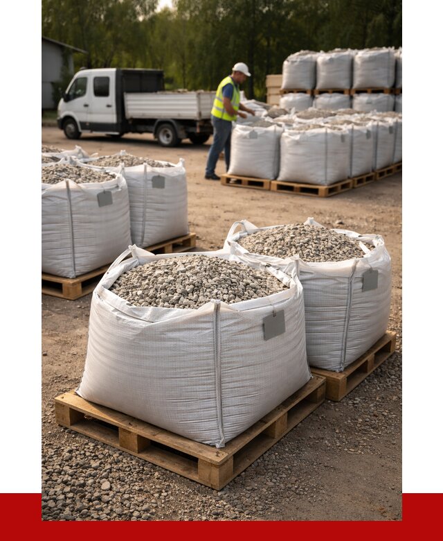 Щебень в мешках с доставкой в Кумертау от 4288 р. | ПРОНЕРУДКра