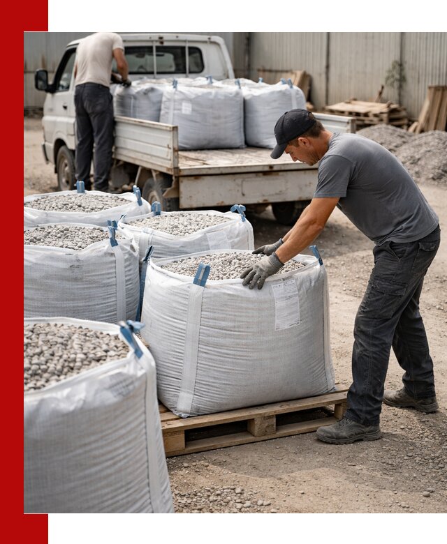 Доставка щебня в мешках по выгодным ценам в Кумертау
