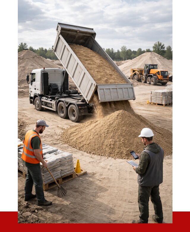 Карьерный песок с доставкой в Кумертау от 3675 р. ПРОНЕРУДКра