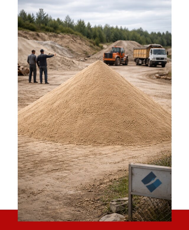 Карьерный песок навалом в Кумертау от 1838 р. | ПРОНЕРУДКра