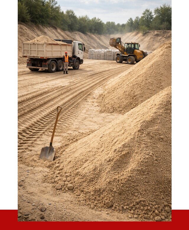 Карьерный песок мелкозернистый в Кумертау от 9188 р. | ПРОНЕРУДКра