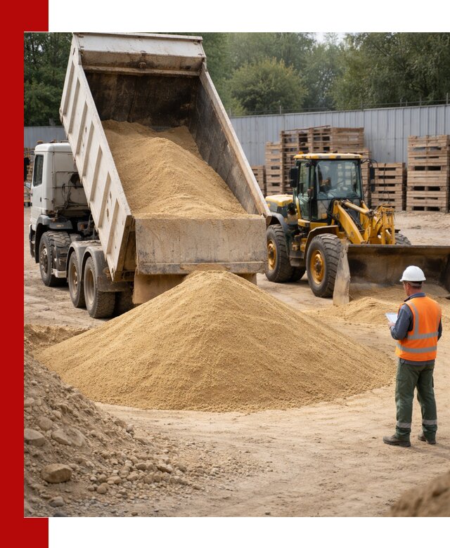 Доставка карьерного мелкозернистого песка в Кумертау