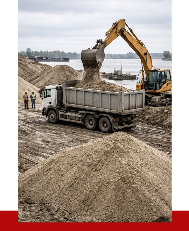 Купить речной песок навалом в Кумертау от 1838 р., ПРОНЕРУДКра