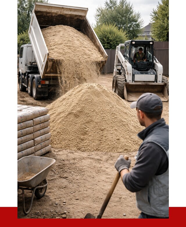 Мытый речной песок с доставкой в Кумертау от 1480 р. | ПРОНЕРУДКра