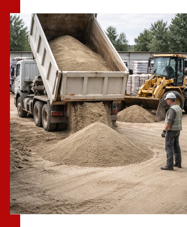 Поставка и доставка песка для бетона в Кумертау