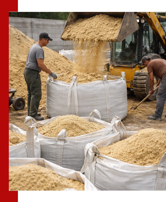 Поставка качественного песка для кладки в Кумертау