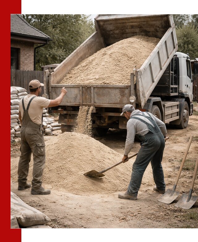 Песок для штукатурки с доставкой в Кумертау качественный и чистый