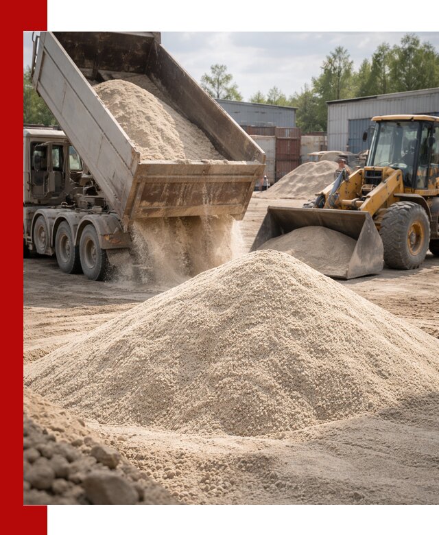 Кварцевый песок с доставкой в Кумертау для строительных работ