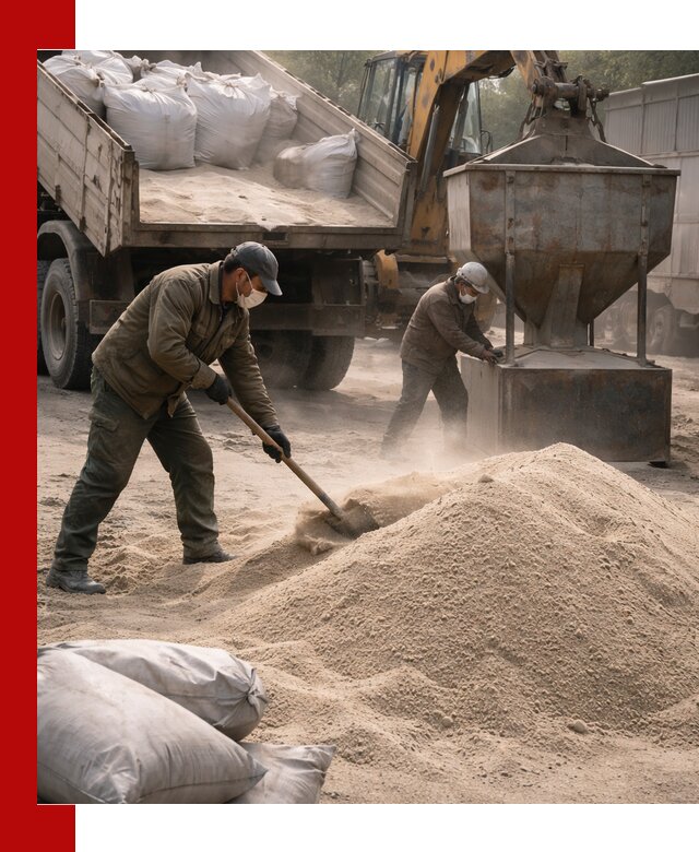 Кварцевый песок для пескоструя в Кумертау — доставка и качество