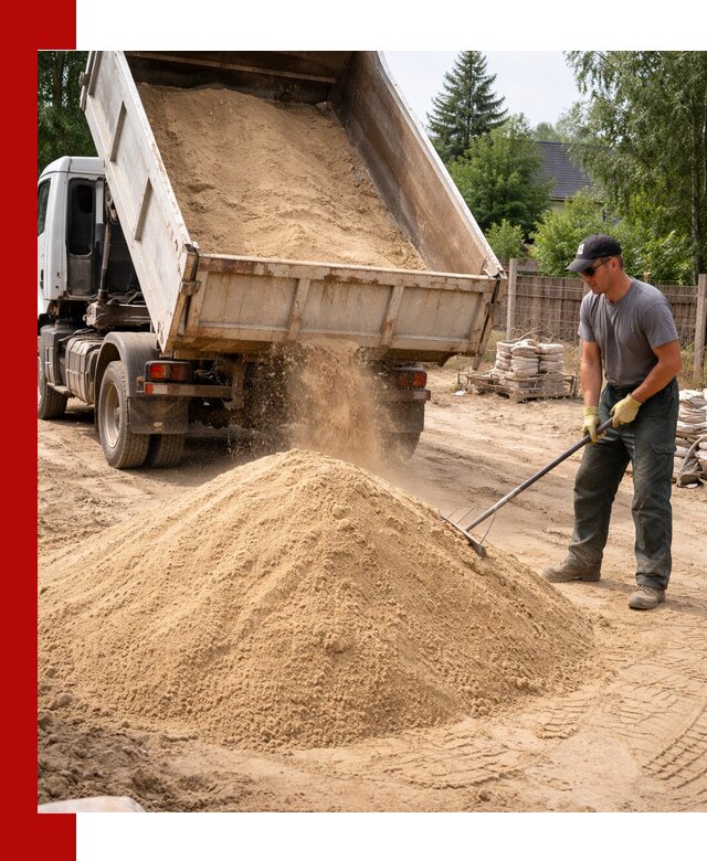 Доставка сухого песка самосвалами в Кумертау