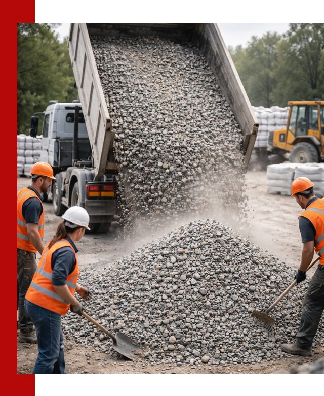 Доставка гравия и камня в Кумертау оптом и в розницу