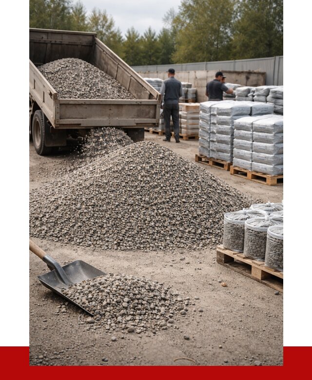 Гравий фракция 5-20 в Кумертау купить от 2348 р. ПРОНЕРУДКра