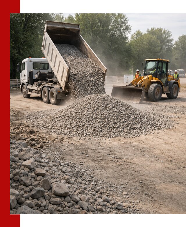 Гравий фракция 5–20 доставка в Кумертау оптом и в розницу
