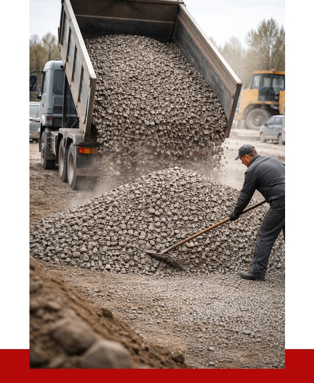 Гравий фракция 20-40 в Кумертау от 2552 р. доставка | ПРОНЕРУДКра