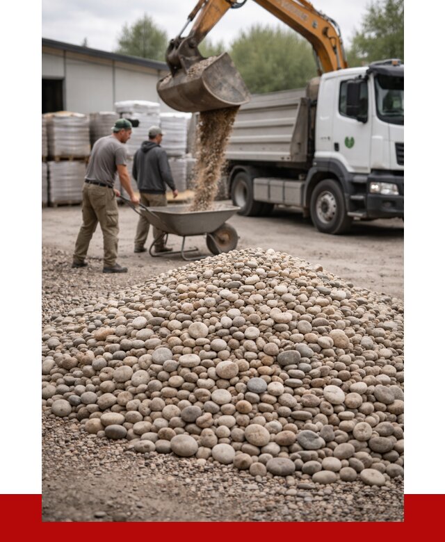 Галька декоративная в Кумертау от 3267 р. за куб | ПРОНЕРУДКра