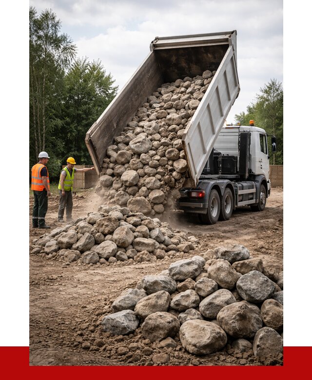 Купить булыжник в Кумертау с доставкой от 4594 р. за куб | ПРОНЕРУДКра