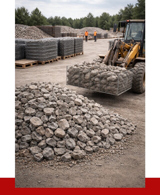 Камень для габионов фракция 70-150 в Кумертау от 4288 р. | ПРОНЕРУДКра