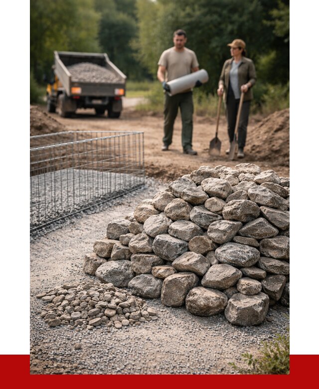 Камень для габионов фракция 100-200 в Кумертау от 4900 р. | ПРОНЕРУДКра