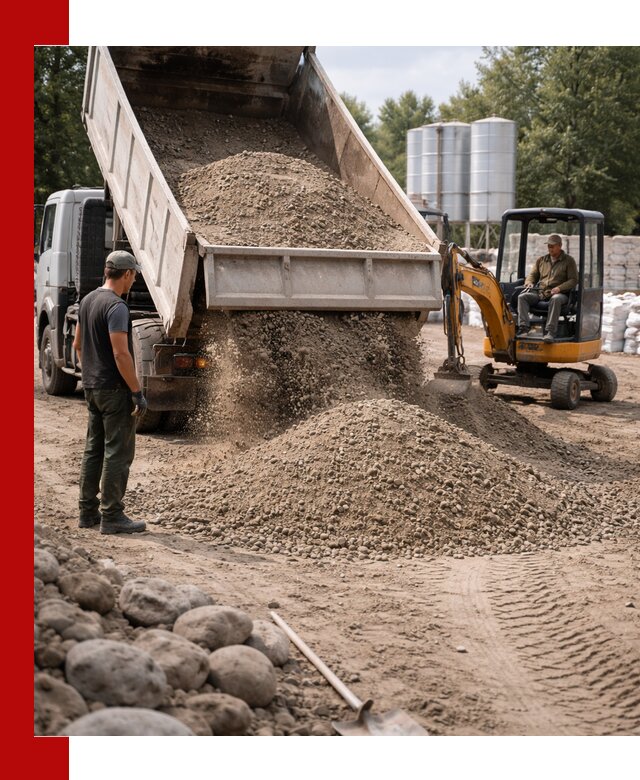 Доставка ПГС С3 в Кумертау самосвалами и миксерами