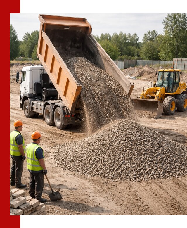 Доставка щебёночно-песчаной смеси ЩПС С7 в Кумертау