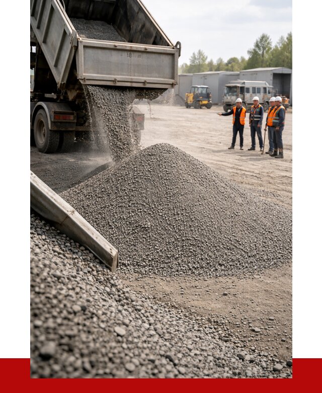 Гравийный отсев 0-5 в Кумертау от 1225 р. с доставкой | ПРОНЕРУДКра