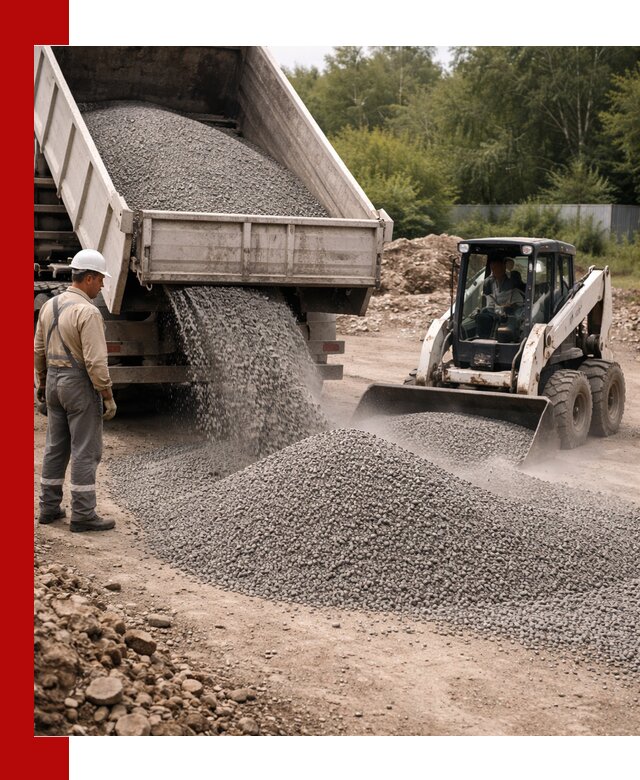 Доставка гравийного отсева 0-5 в Кумертау оптом и в розницу