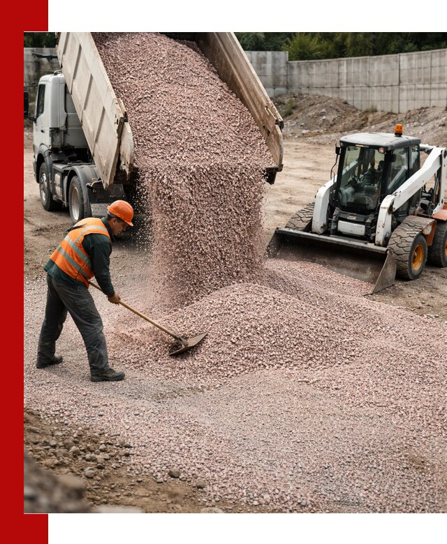 Крошка розовый гранит с доставкой в Кумертау от производителя