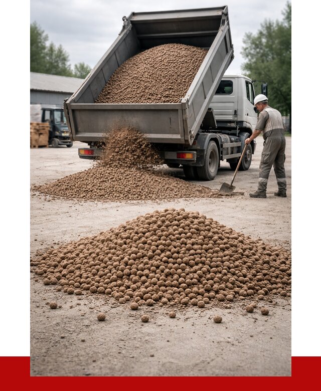 Керамзит с доставкой в Кумертау от 4288 р. за м3 | ПРОНЕРУДКра